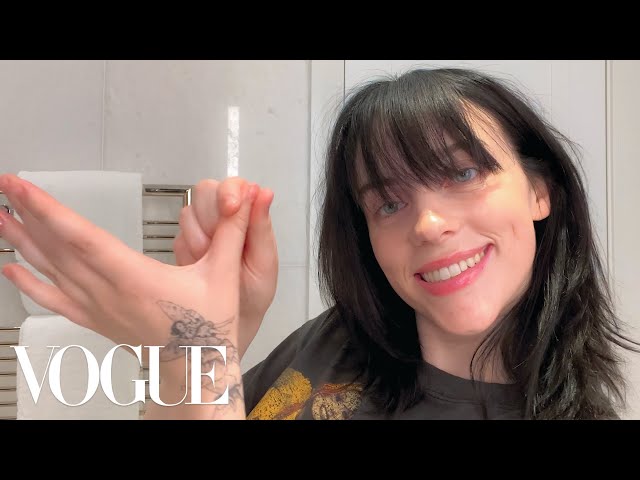 Billie Eilish's Post-Show Beauty Routine | Beauty Secrets | Vogue