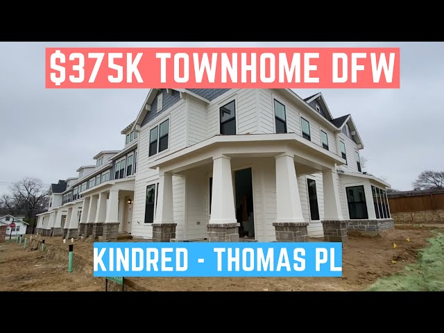 $375k Townhome in Carrollton, TX (Kindred Homes - Thomas Place)
