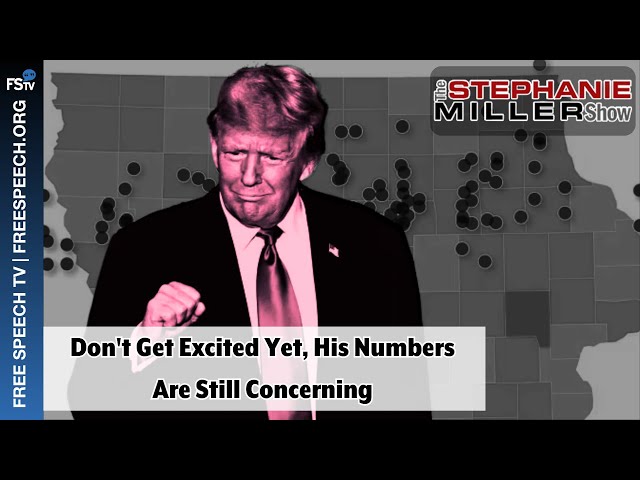 The Stephanie Miller Show | Don't Get Excited Yet, His Numbers Are Still Concerning