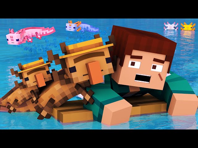 Squid Game vs Axolotl Life : FULL MOVIE - Minecraft Animation