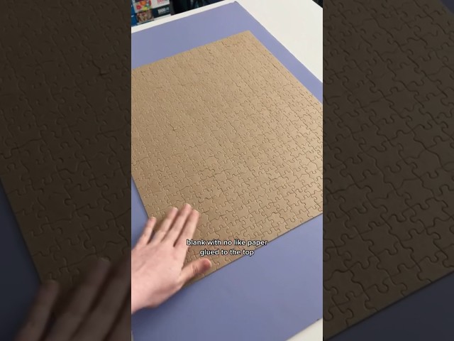 I’ve never seen a puzzle made like this before