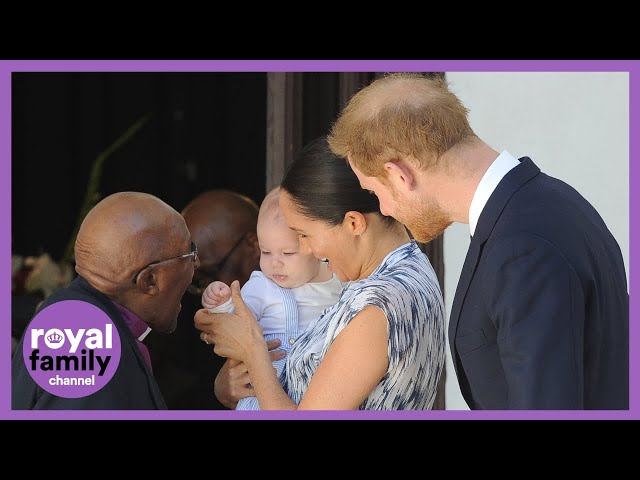 "He's a Lovely Guy!" - Baby Archie Meets Desmond Tutu 🥺
