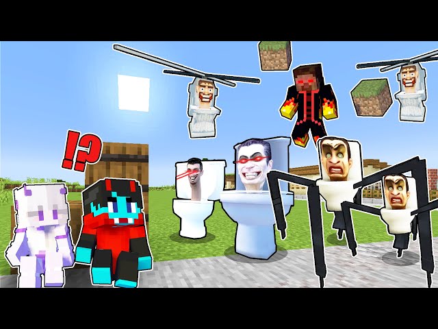 Best of SURROUNDED by SCARY MONSTERS in Minecraft!