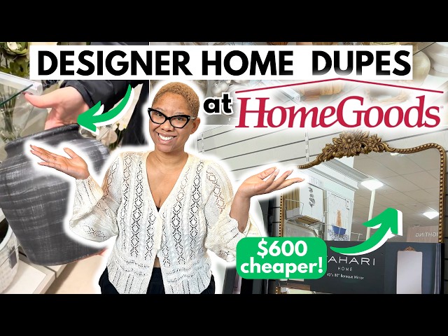 *NEW* HomeGoods Home Decor Finds March 2024! | Pottery Barn and RH Look for Less!