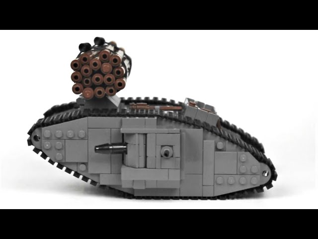 Building the Lego Mark IV tank - from the Battle of Cambrai - WW1