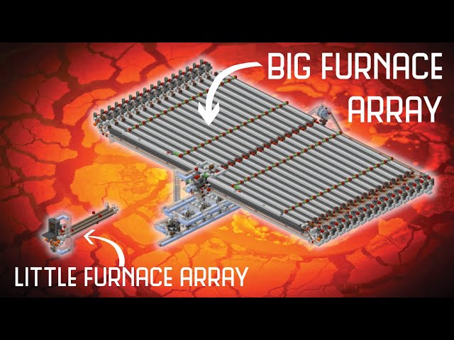 Two of Minecrafts Best Furnace Arrays