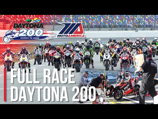 2022 MotoAmerica Daytona 200 - FULL RACE