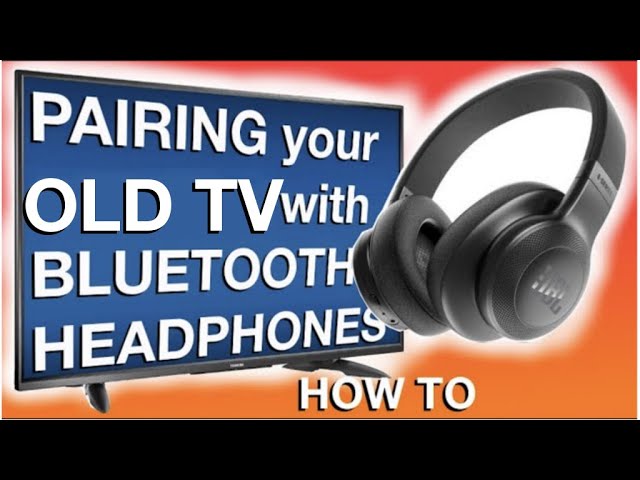 Bluetooth Headphones on an older TV (How to instructions)