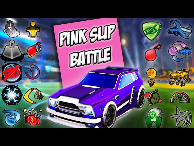 PINK SLIP BATTLE WITH 20 RUMBLE ITEMS?!?