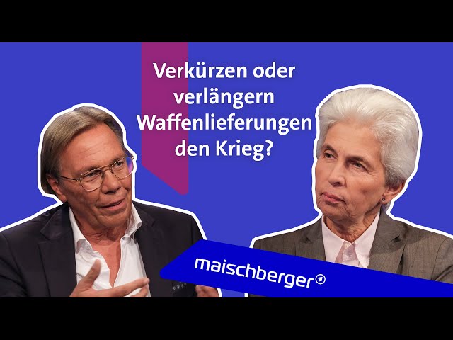 Marie-Agnes Strack-Zimmermann (FDP) und Harald Welzer im Gespräch I maischberger