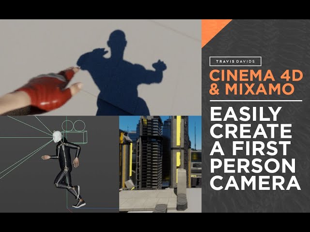 Cinema 4D & Mixamo - Easily Create A First Person Camera