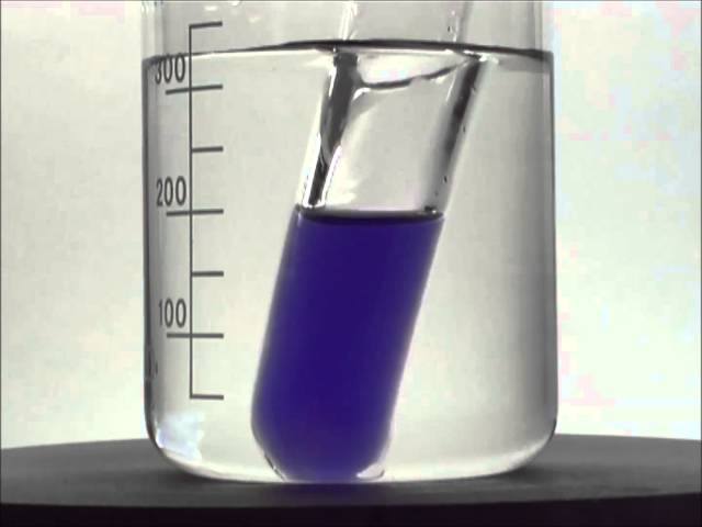 Chemistry experiment 37 - Temperature dependent color
