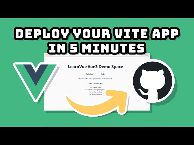 How to Deploy Your Vite App to Github Pages