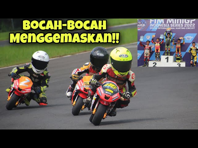Aksi Bocah-Bocah Menggemaskan Balap Road Race Mini GP di Sentul