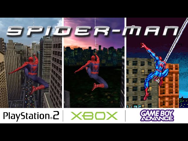 Comparing Every Version of Spider-Man: The Movie Game