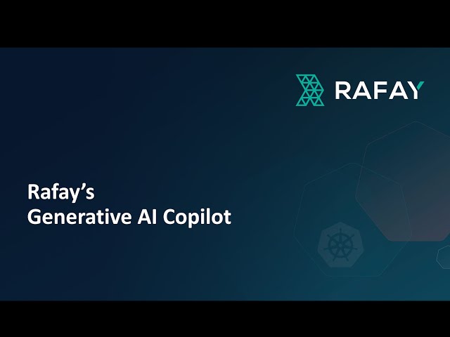 Rafay's Generative AI Copilot
