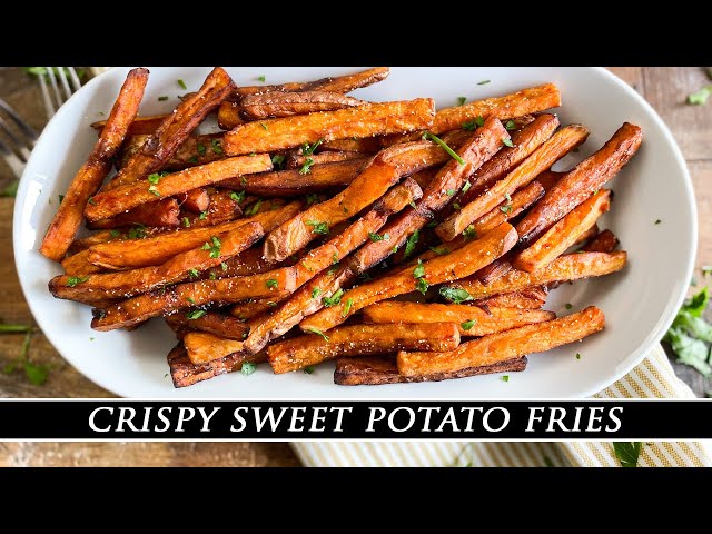Crispy Sweet Potato Fries | The Secret to the BEST Fried Sweet Potatoes