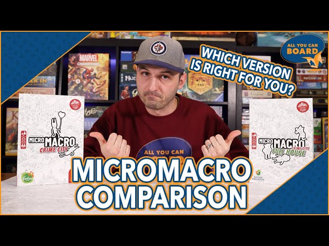 MicroMacro: Crime City - Full House Review | With Comparisons to the Original MicroMacro