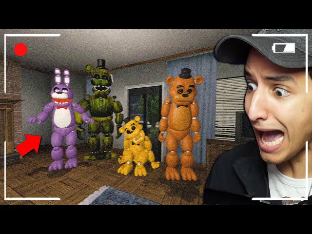 when you see these FNAF ANIMATRONICS enter your house, RUN AWAY FAST!! (Five Nights at Freddy's)