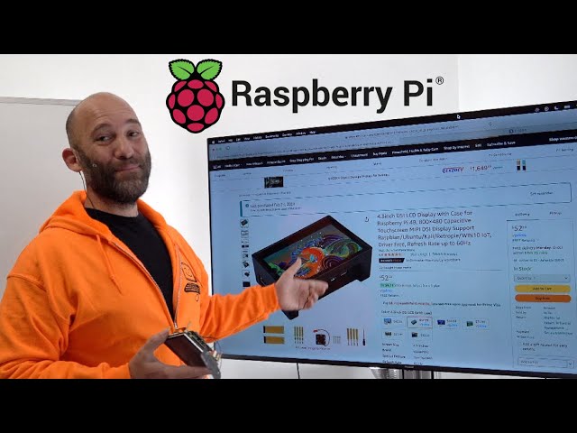 Parts Bin: 4.3 Inch LCD Touchscreen Screen for Raspberry Pi
