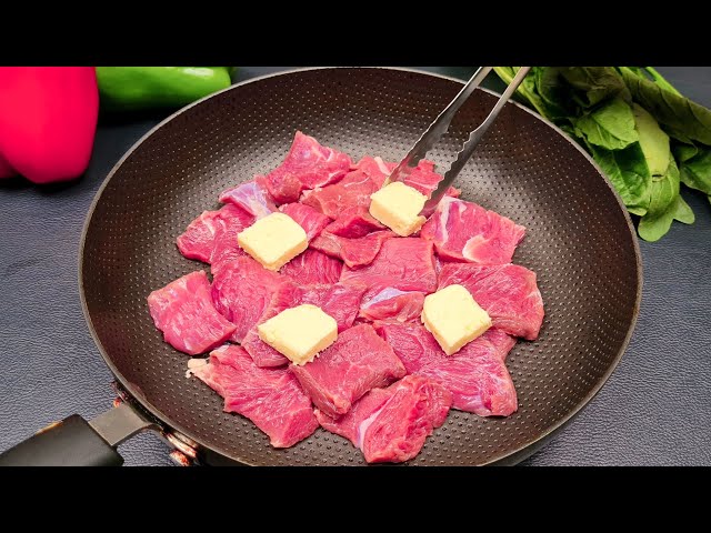 Tender beef in 15 minutes! The secret to tenderizing even the toughest beef!🥩