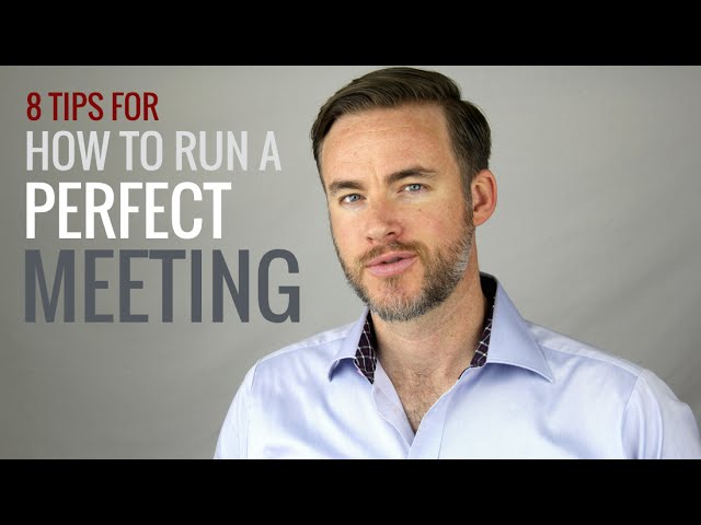 8 Tips for Running More Effective Meetings | The Distilled Man