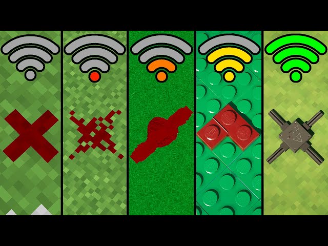 redstone with different Wi-Fi