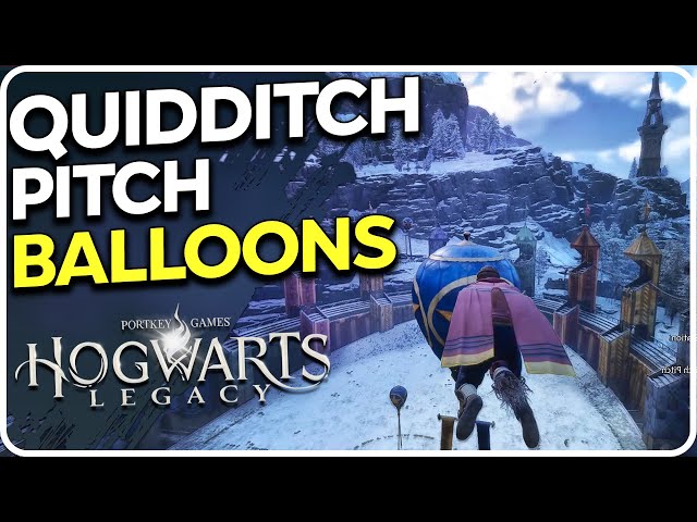 Pop Balloons around the Quidditch Pitch Hogwarts Legacy