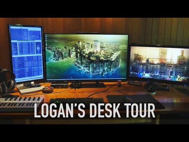 Logan's Desk & Gear Tour: Peripherals, Monitors, Controllers, Gadgets, Etc.