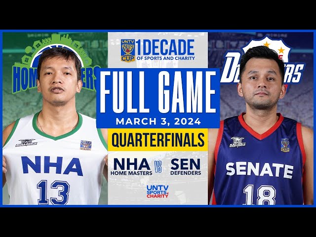 NHA Home Masters vs Senate Defenders FULL GAME – March 03, 2024 | UNTV Cup Season 10