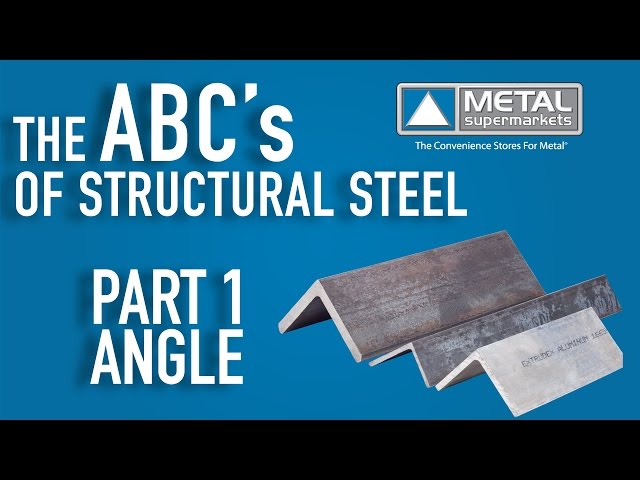 ABCs of Structural Steel  - Part 1: Angle | Metal Supermarkets
