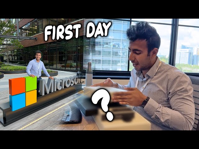 First Day at Microsoft! *Unboxing*