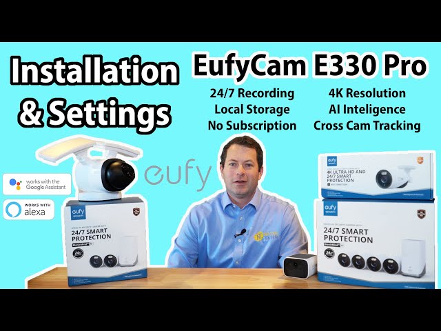 ✅ Install and Settings: EufyCam E330 Outdoor Security Camera - 24/7 4K Local Recording With AI