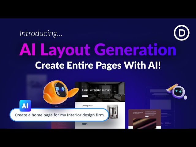 Introducing Divi AI Layout & Page Generation!