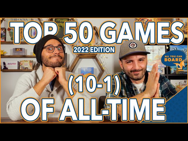 Top 50 BEST Board Games of All-Time | 2022 Edition | 10 - 1