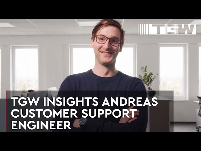 Customer Support Engineer Andreas | TGW Insights