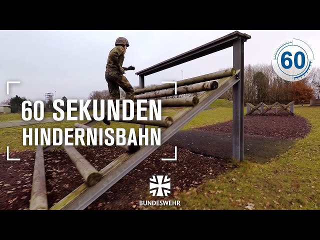 60 Sekunden HiBA | Die 12 Stationen der Hindernisbahn der Bundeswehr