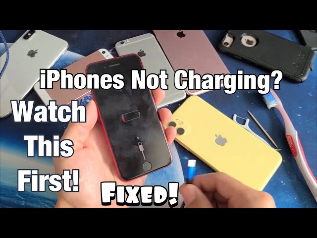 iPhone Won't Charge? Several Solutions (FIXED!)