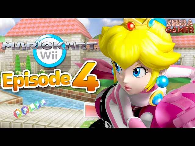 Mario Kart Wii Gameplay Walkthrough Part 4 - Princess Peach! 50cc Leaf Cup & Lightning Cup!