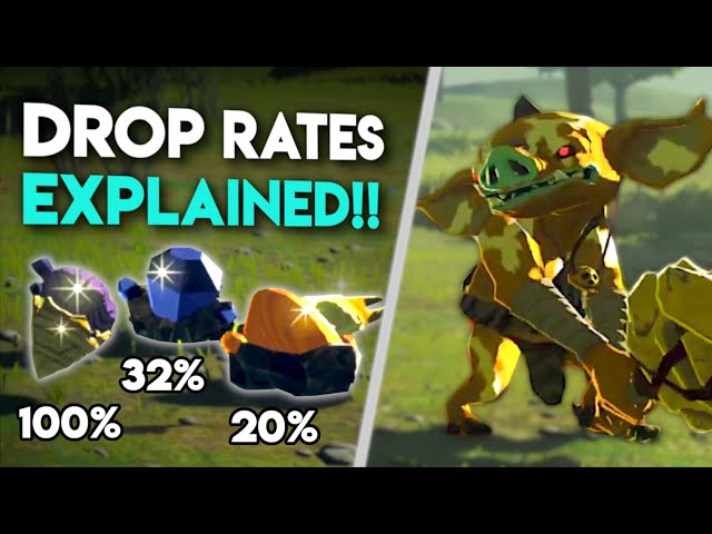The STATS behind Loot Drops in Breath of the Wild EXPLAINED!!