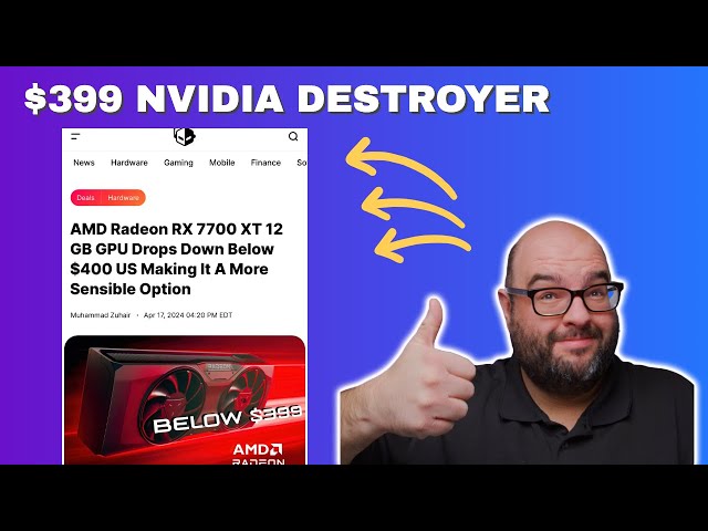 $399 AMD GPU Will DESTROY NVIDIA OVERPRICING