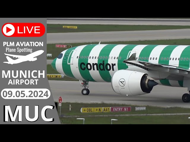 🔴LIVE Munich Airport Plane Spotting (MUC/EDDM)