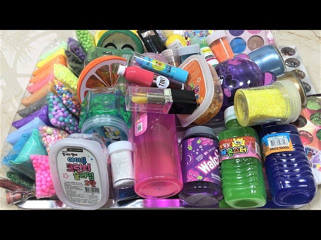 Mixing All my Ingredients into Store Bought Slime !! Relaxing Slimesmoothie Slime Videos #49