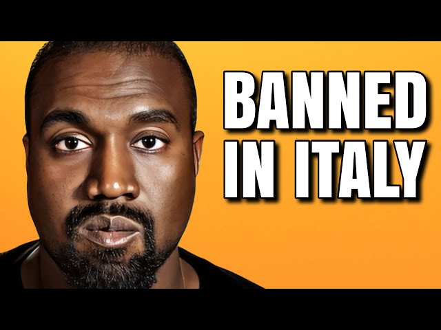 Italians want Kanye West Banned from Italy