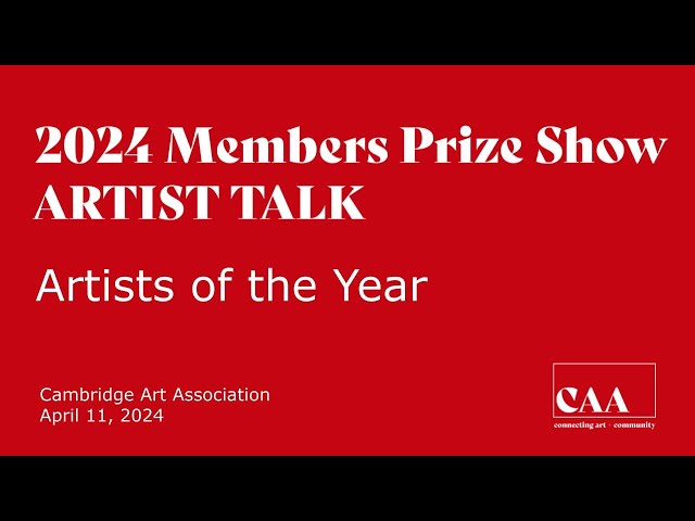 2024 Members Prize Show Artist Talk: Artists of the Year