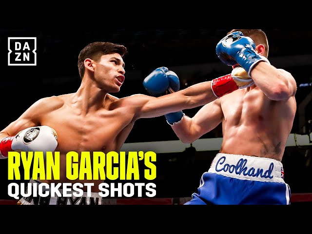 BLINK AND YOU'LL MISS IT! 🥊💨 Ryan Garcia's Quickest Punches