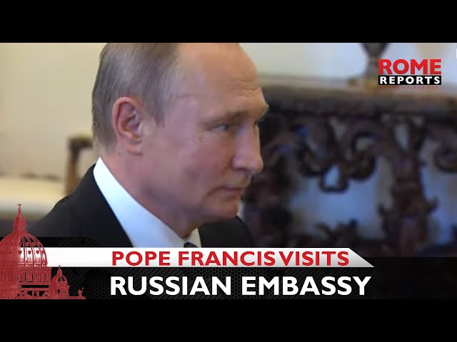 #Pope Francis visits #Russianembassy to “express concern because of the war”