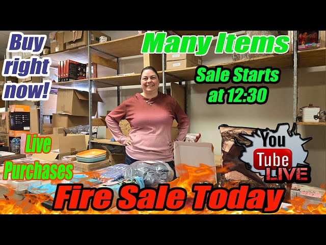Live Fire Sale - Buy direct from me - Misc items from amazon overstock and shelf pulls