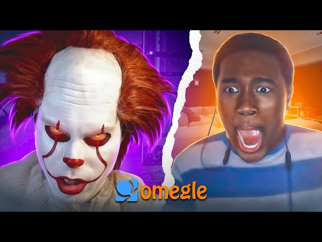 Pennywise scares a tough guy on Omegle