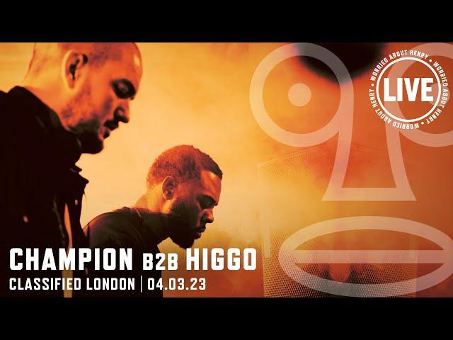 WAH LIVE: CHAMPION b2b HIGGO | London 04.03.23